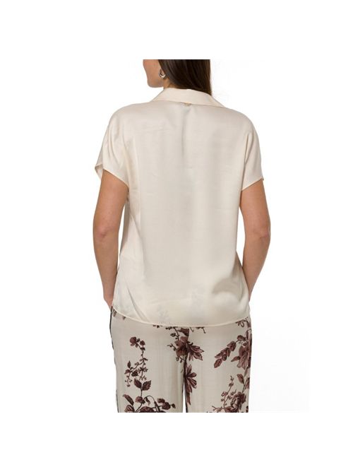Blusa in raso di viscosa Liu Jo con scollo a V LIU JO | CA6288T2571/P9644